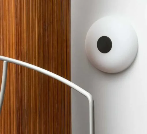 Applique murale, Tropico Piccola, noir, LED, 3000K, 2200lm, Ø24cm, H7,3cm - Fontanaarte