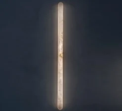 Applique*Contain Applique murale, Tub 85, , LED, 2700K, 235lm, Ø4cm, H85cm - Albâtre