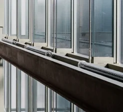 Plafonnier & Spot|Applique*O/M Light Applique murale, Tubo Evo, , IP67, LED, 4000K, 2050lm, Ø53,5cm, H8,5cm - Om noir