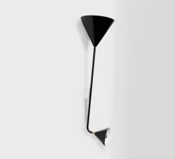 Applique*Atelier Areti Applique murale, Two cones, , L11,5cm, H125,5cm - noir