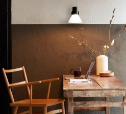 Applique*Anglepoise Applique murale, Type 80 glass W4, blanc & noir, Ø15cm, H16cm - blanc & noir