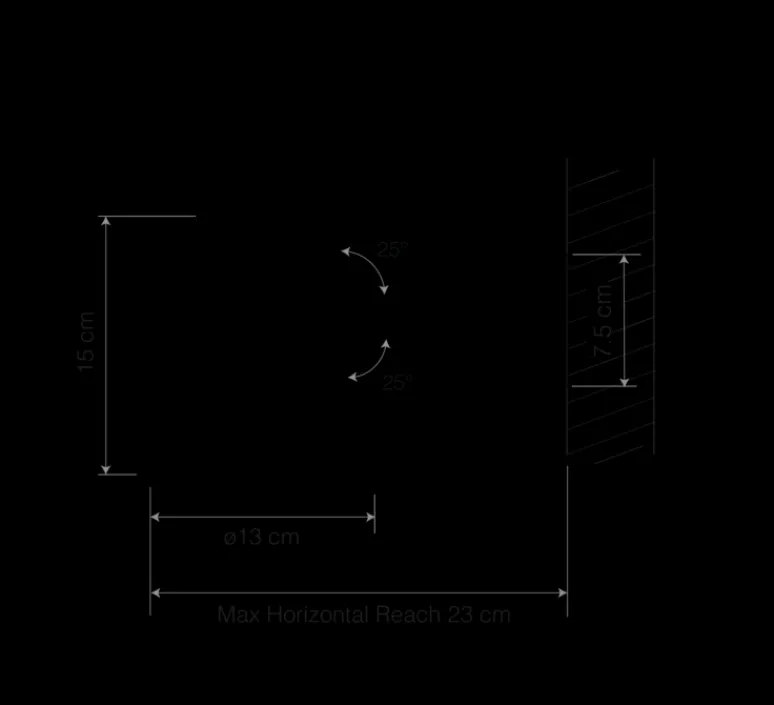 Applique*Anglepoise Applique murale, Type 75 Mini Margaret Howell Edition, , L13cm, H15cm - Sienna