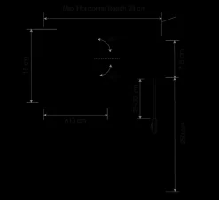 Applique*Anglepoise Applique murale, Type 75 mini Margaret Howell Edition, avec câble, , Ø13cm, H15cm - Ocre