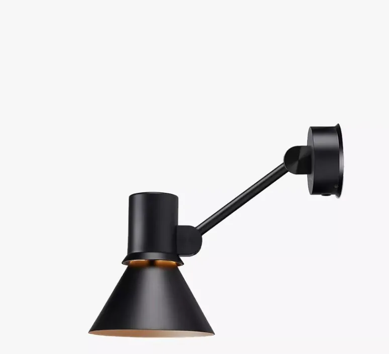 Applique*Anglepoise Applique murale, Type 80 W2, , L33cm, H16cm - noir mat