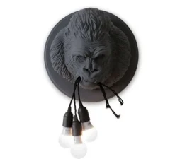 Applique murale, Ugo Rilla, Gris foncé, Ø41,5cm, H41,5cm - KARMAN