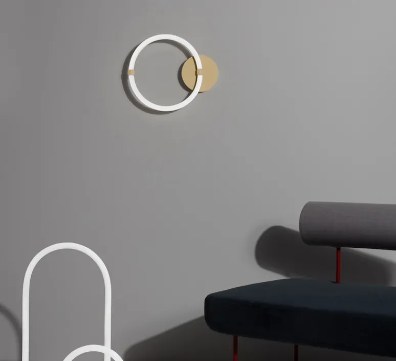 Applique*Petite Friture Applique murale, Unseen, applique O, LED, dim, 2700K, 660 lm, Ø34,4cm, H7cm -