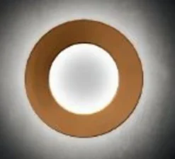 Applique*Icone Applique murale, Vera 26, , LED, 2700k, 2598lm, Ø26cm, P7cm - cuivre bronze, blanc