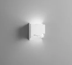 Applique*Nedgis Applique murale, Vertbois, prêt à peindre, Lola, , L14cm, H12cm - blanc