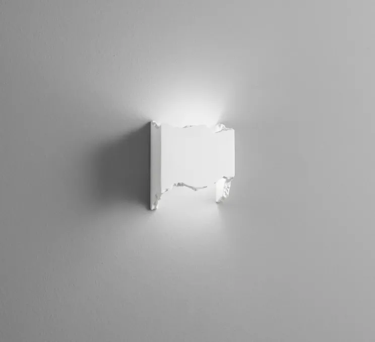 Applique murale, Vertbois, prêt à peindre, Lola, blanc, L14cm, H12cm - Nedgis