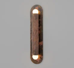 Applique*Schwung Applique murale, Vesta LG, , L10,5cm, H45,6cm - rose cendré