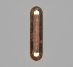 Applique*Schwung Applique murale, Vesta LG, , L10,5cm, H45,6cm - rose cendré