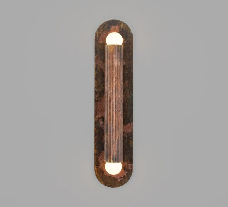 Applique*Schwung Applique murale, Vesta LG, , L10,5cm, H45,6cm - rose cendré