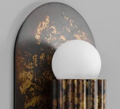 Applique murale, Vesta SM, or ombré, L10,5cm, H30,5cm - Schwung