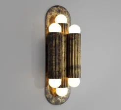 Applique murale, Vesta Triple, or ombré, L12,6cm, H38cm - Schwung