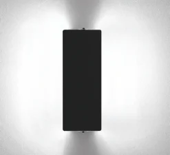 Applique murale, Volet Pivotant Double, noir, LED, 3000K, 2000lm, L34cm, H13cm - Nemo Lighting