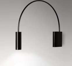 Applique murale, Volta A-3531, noir, LED, 2700K, 665 lm, L62,3cm, H42,9cm - Estiluz