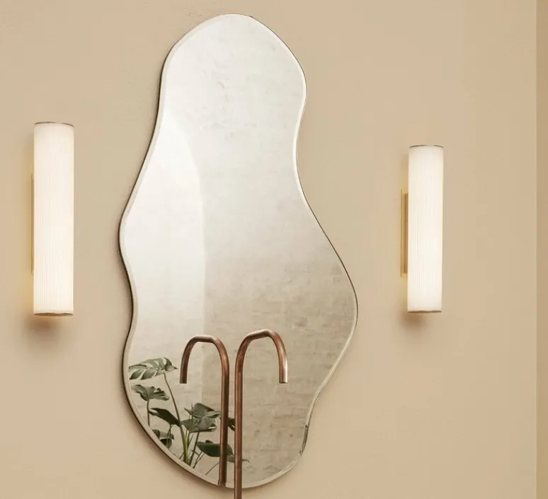 Applique*Ferm Living Applique murale, vuelta 40, , LED, 3000K, 1200lm, Ø8,4cm, H40cm - laiton