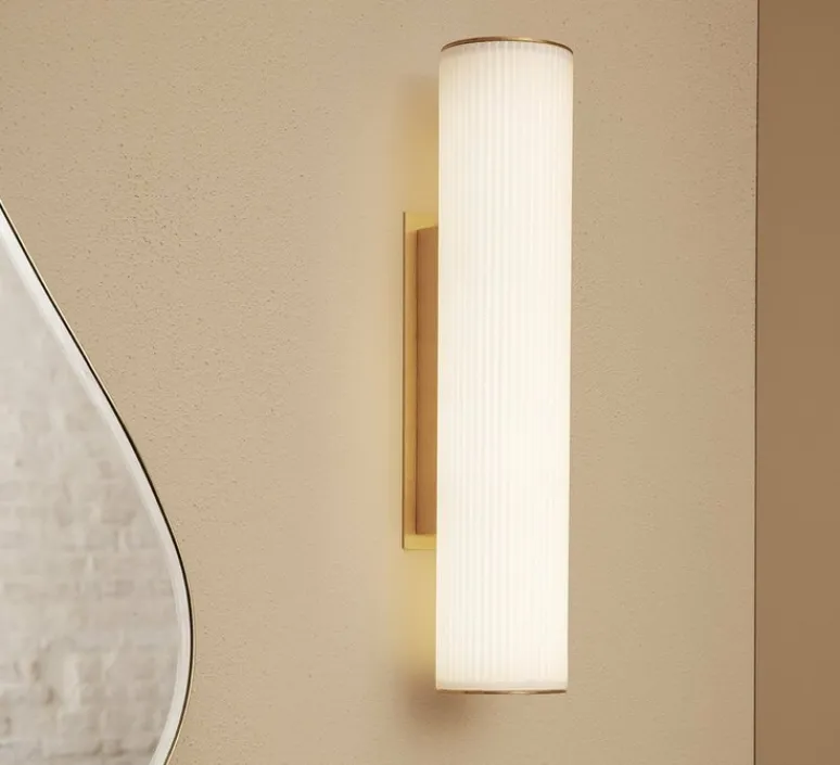 Applique*Ferm Living Applique murale, vuelta 40, , LED, 3000K, 1200lm, Ø8,4cm, H40cm - laiton
