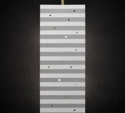 Applique murale, Wallie, Blanc, Laiton, L26cm, H80cm - Tato Italia