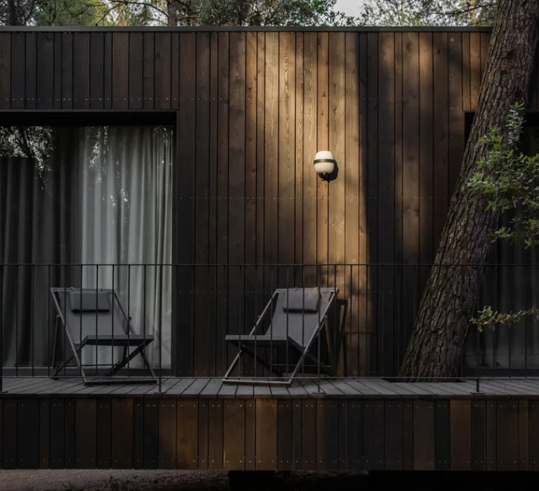 Applique*Santa & Cole Applique murale, Wally Cestita, , IP54, Ø22cm, H24cm - noir