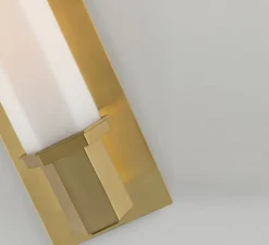 Applique*Hudson Valley Lighting Applique murale, Walton, ,L11,4cm, H38cm - Hudson Valley laiton ancien