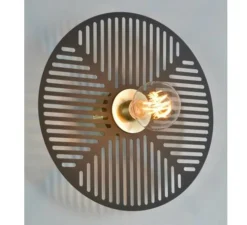 Applique murale, Waterlily, noir, Ø40cm, P11cm - Market Set