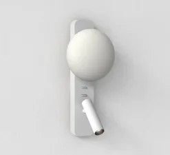 Applique murale, Zeppo Reader, blanc mat, L15cm, H34cm - Astro