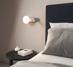 Applique*Astro Applique murale, Zeppo Reader, , L15cm, H34cm - nickel mat