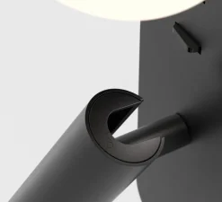 Applique*Astro Applique murale, Zeppo Reader, , L15cm, H34cm - noir mat