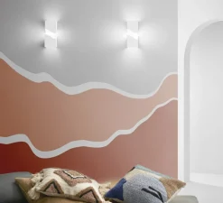 Applique murale,Vertbois, prêt à peindre, Lilia, blanc, L12cm, H28cm - Nedgis