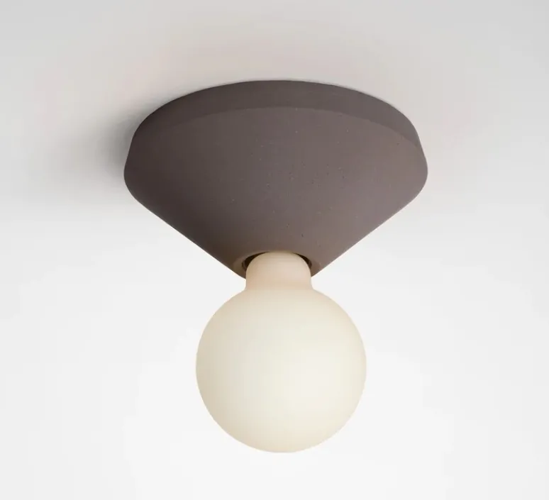 Applique|Plafonnier & Spot*Plato Design Applique ou plafonnier, Ada, , Ø17,5cm, H7,5cm - Marron