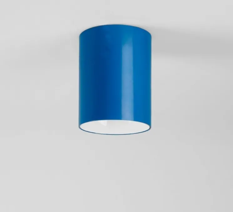 Applique ou plafonnier, Annabelle, bleu, Ø9cm, H11cm - Zangra