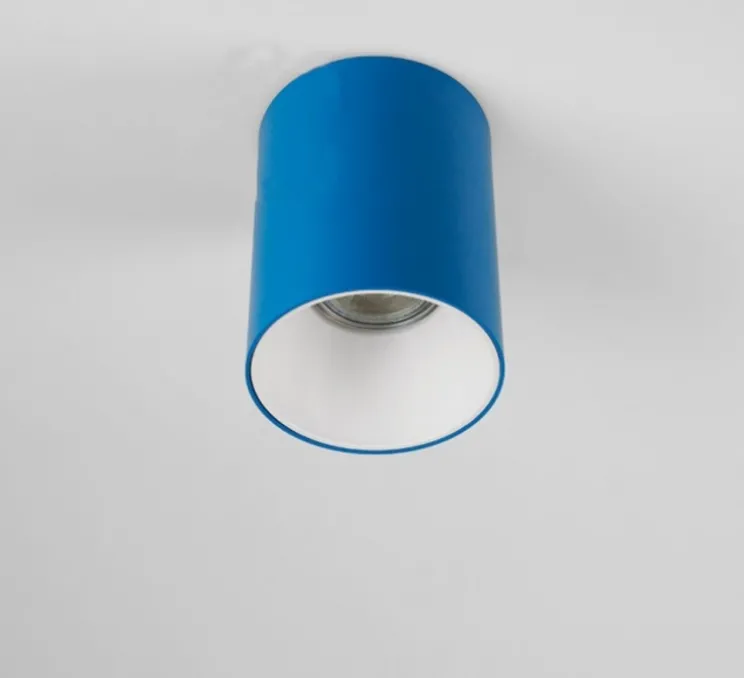 Applique ou plafonnier, Annabelle, bleu, Ø9cm, H11cm - Zangra