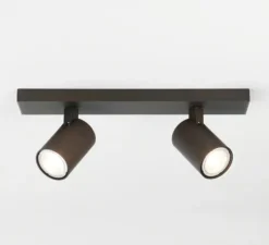 Applique|Plafonnier & Spot*Astro Applique ou plafonnier, Ascoli Twin , , L35cm, H13cm - bronze