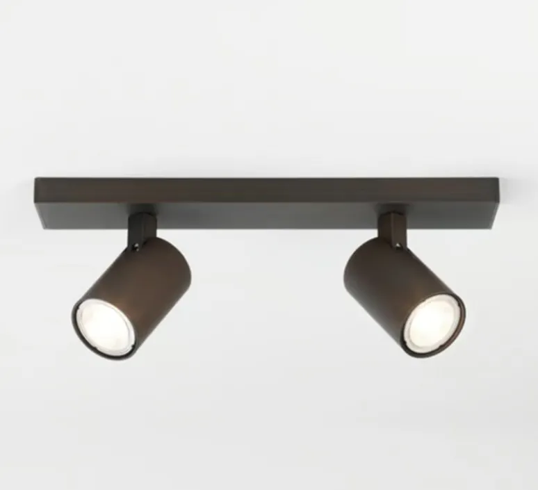 Applique|Plafonnier & Spot*Astro Applique ou plafonnier, Ascoli Twin , , L35cm, H13cm - bronze