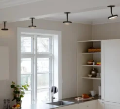 Applique|Plafonnier & Spot*Umage Applique ou plafonnier, Asteria spot, , LED, dim, 3000K, 500 lm, Ø12cm, H14,1cm - noir