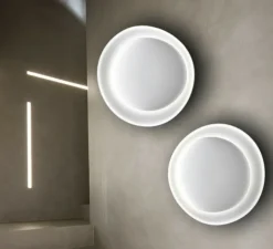 Applique ou plafonnier, Bahia mini, blanc, LED, 2850K, 2425lm, L53cm, H55cm - Foscarini