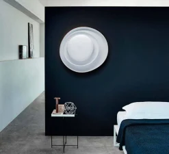 Plafonnier & Spot|Applique*Foscarini Applique ou plafonnier, Bahia, , LED, 2850K, 4850lm, L70cm, H76cm - variable, blanc