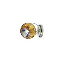 Applique ou plafonnier, Beluga D57, jaune, L11,6cm, H12,3cm - Fabbian