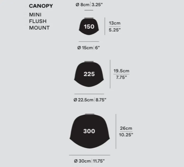 Plafonnier & Spot|Applique*A-N-D Applique ou plafonnier, Contour 150, base mini, , LED, 2700K, Ø15cm, H13cm - gris ardoise