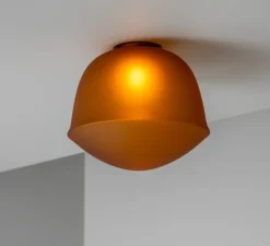 Plafonnier & Spot|Applique*A-N-D Applique ou plafonnier, Contour 225, base mini, , LED, 2700K, Ø22,5cm, H19,5cm - jaune citrine