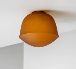 Plafonnier & Spot|Applique*A-N-D Applique ou plafonnier, Contour 225, base mini, , LED, 2700K, Ø22,5cm, H19,5cm - jaune citrine