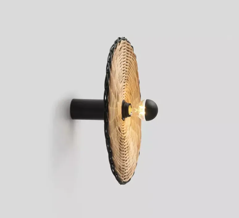 Plafonnier & Spot|Applique*Faro Applique ou plafonnier, Costas 400 H140, , Ø40cm, P14cm - noir mat