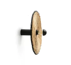 Plafonnier & Spot|Applique*Faro Applique ou plafonnier, Costas 400 H140, , Ø40cm, P14cm - noir mat