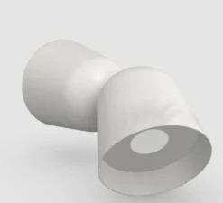 Plafonnier & Spot|Applique*Zero Applique ou plafonnier, Convex, , LED, 4000K, 1250 lm, Ø12,4cm, H25,4cm - blanc