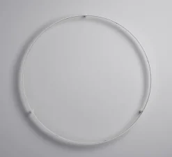Applique ou plafonnier, Curve 80, avec alimentation déportée, blanc, LED, dim, 2700K, 1400 lm, Ø83cm, H8cm - Le Deun