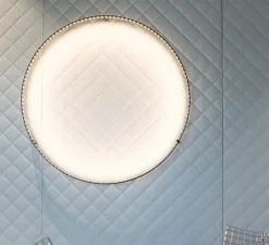 Applique|Plafonnier & Spot*Le Deun Applique ou plafonnier, Curve 120, avec alimentation déportée, , LED, dim, 2700K, 2112 lm, Ø123cm, H8cm - noir