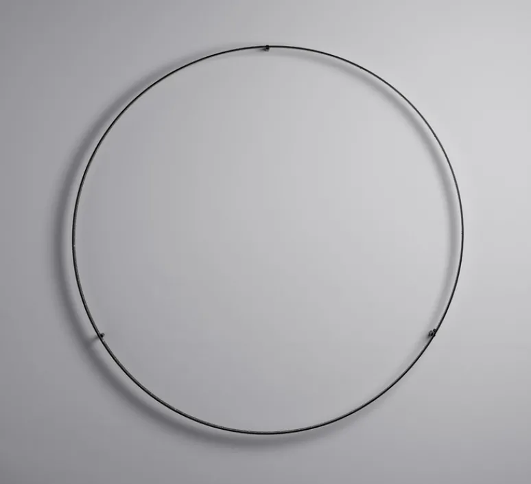 Applique|Plafonnier & Spot*Le Deun Applique ou plafonnier, Curve 120, avec alimentation déportée, , LED, dim, 2700K, 2112 lm, Ø123cm, H8cm - noir