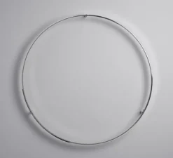 Applique|Plafonnier & Spot*Le Deun Applique ou plafonnier, Curve 80, avec alimentation déportée, , LED, dim, 2700K, 1400 lm, Ø83cm, H8cm - aluminium