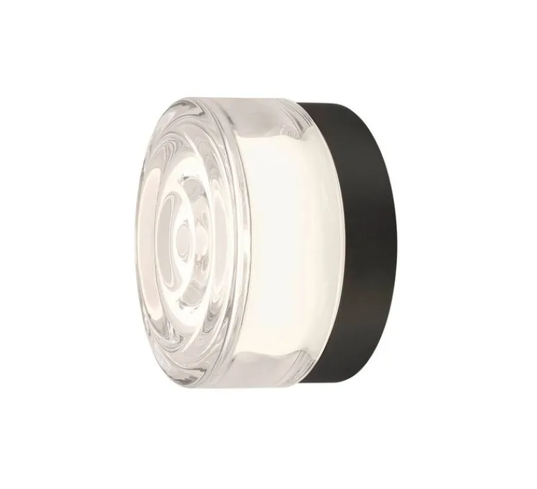 Plafonnier & Spot|Applique*SLV Applique ou plafonnier, Cyft Wave, , IP65, LED, dim, 2700-3000-4000K, 220 / 260 / 280 lm, Ø13,2cm, H7,9cm - noir